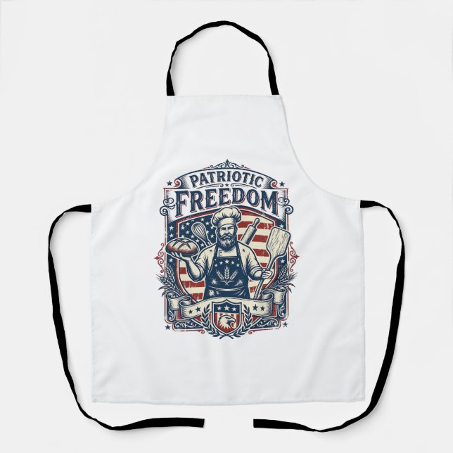 Tablier Boulanger Sourdough Patriotique (Recto)