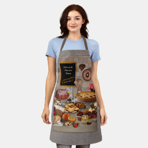 Tablier Boulangerie Apron avec votre nom sur le tableau de
