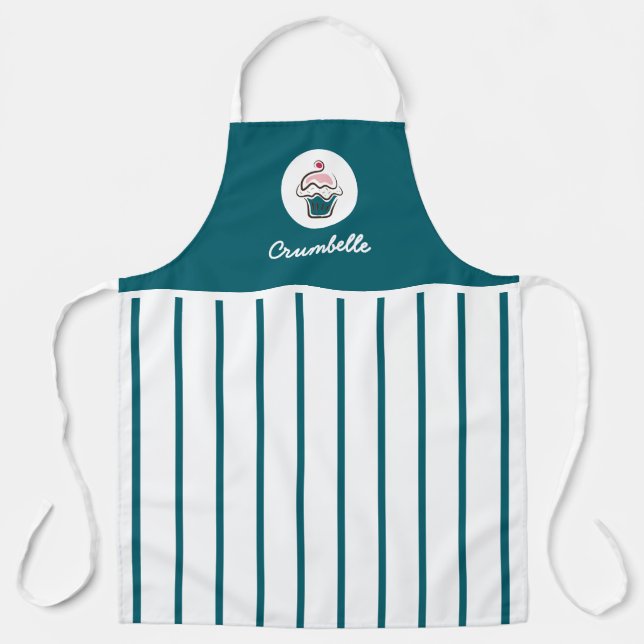 Tablier Boulangerie Cupcake Sur Mesure (Recto)