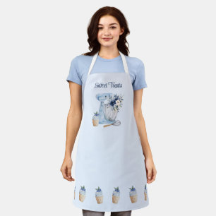 Tablier Boulangerie de mélange bleu