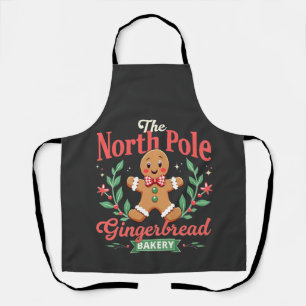 Tablier Boulangerie de pain d'épices du pôle Nord Noël