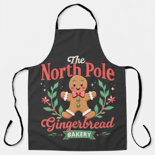 Tablier Boulangerie de pain d'épices du pôle Nord Noël