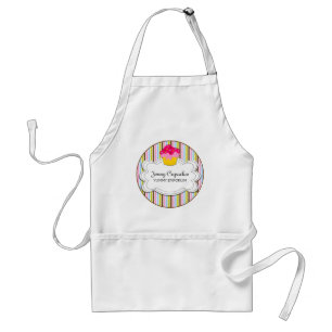 Tablier Boulangerie Whimsical Cupcake Personnalisée