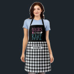 Tablier Boulangeries Funky Bakers Gonna Bake Black Blanc P<br><div class="desc">Tablier drôle et cool pour rendre la cuisine plus amusante. Cadeau personnalisé pour la famille et les amis qui aiment la cuisine, la cuisson et essayer une nouvelle recette dans la cuisine. Customisez le libellé qui convient à votre occasion. Vous pouvez utiliser l'outil de conception pour modifier davantage le type...</div>