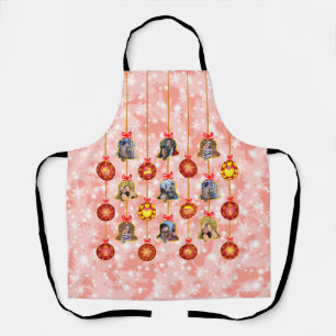 Tablier Boule de Noël & Ornements de boules 6 Photos L-Red