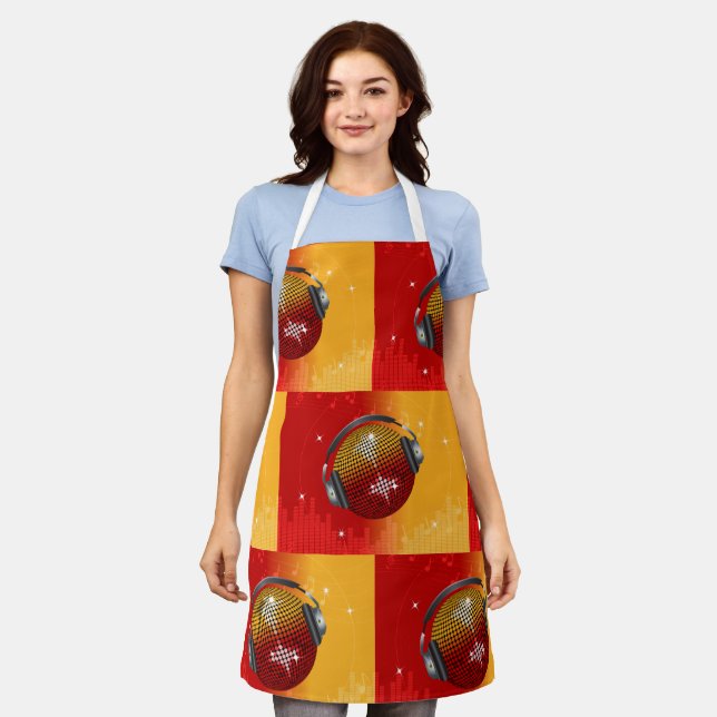 Tablier Boule Disco Étincelante (Porté)