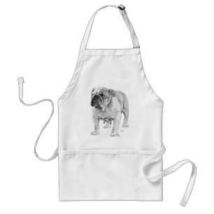 Tablier Bouledogue britannique