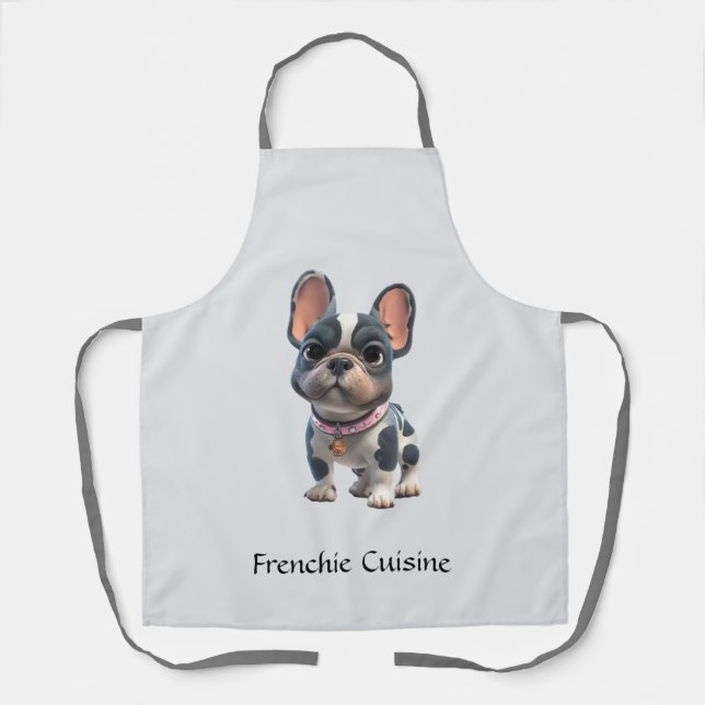 Tablier Bouledogue Français (Recto)