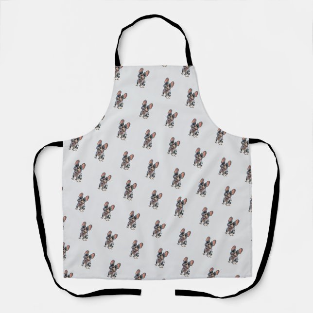 Tablier Bouledogue Français (Recto)