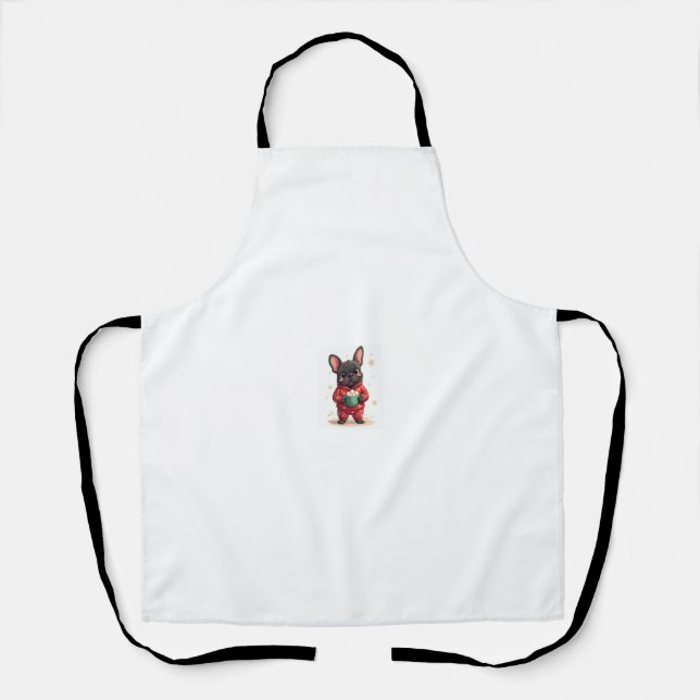 Tablier Bouledogue Français Cozy Cocoa (Recto)