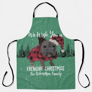 Tablier Bouledogue français Noël personnalisé Dog Frenchie