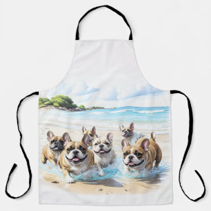 Tablier Bouledogues français Troupeau de French Bulldog Me