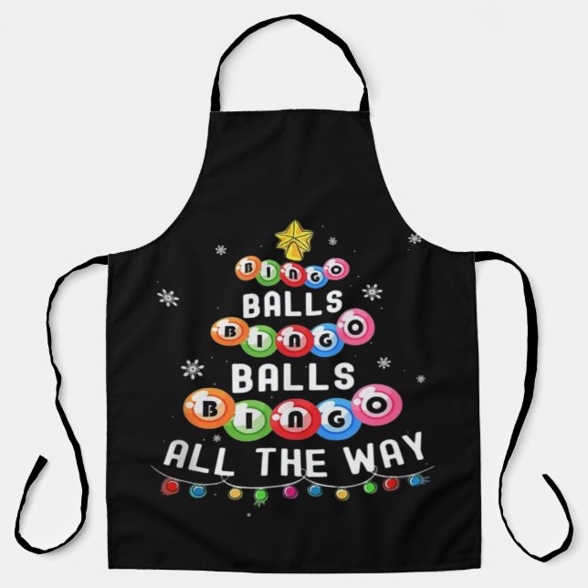 Tablier Boules de Bingo Bingo à tout prix  (Recto)