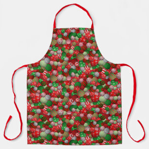 Tablier Boules de Noël