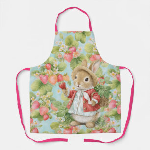 Tablier Boulet d'aquarelle mignonne aux fraises