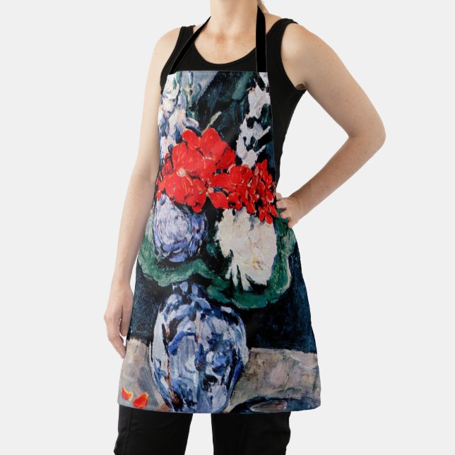 Tablier Bouquet avec Little Delft, Paul Cezanne (Insitu)