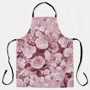 Tablier Bouquet d'aquarelle motif sans soucis de délicat