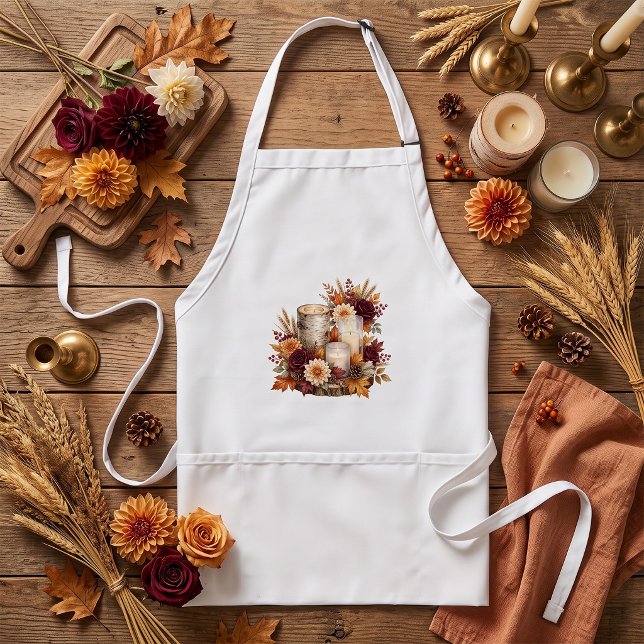 Tablier Bouquet de centre de table à la bougie rustique d' (Créateur téléchargé)