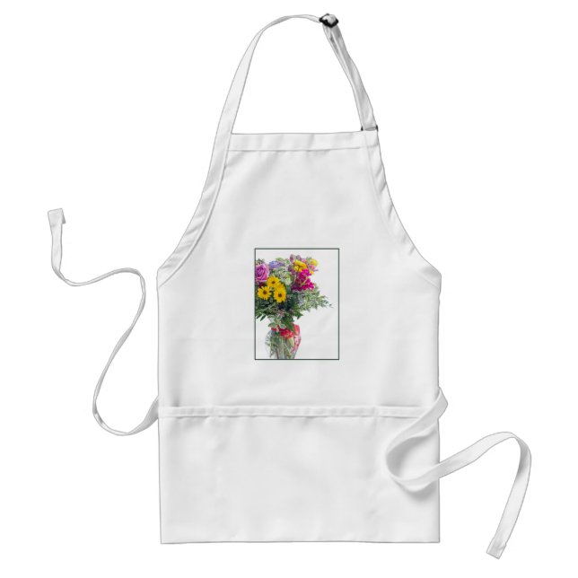 Tablier Bouquet de fleurs coupées (Devant)