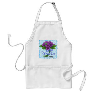 Tablier Bouquet de fleurs de violettes