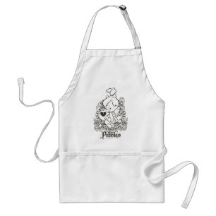 Tablier Bourreau des coeurs B&W de PEBBLES™