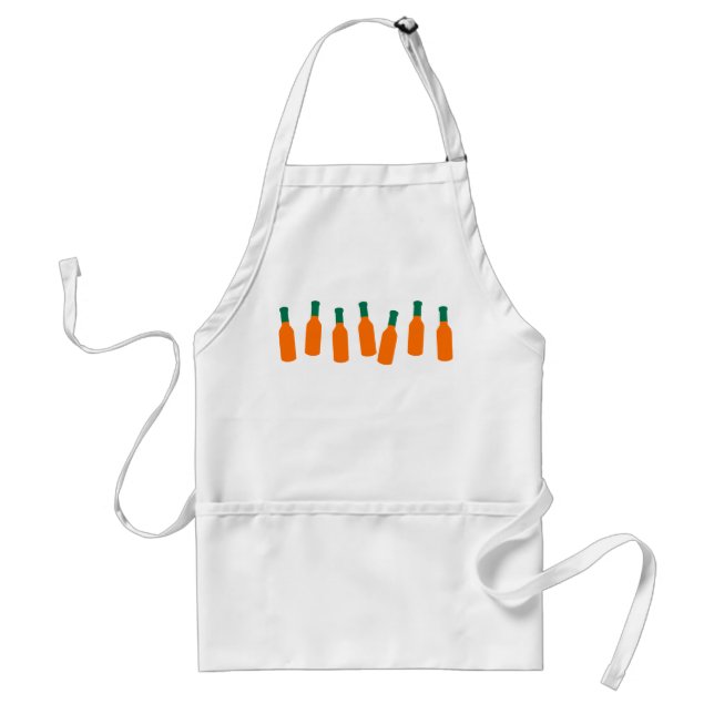 Tablier Bouteilles de Sauce Piquante (Devant)