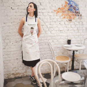 Tablier Boutique de crème glacée d'entreprise personnalisé