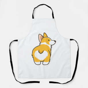 Tablier Bouton Coeur Corgi