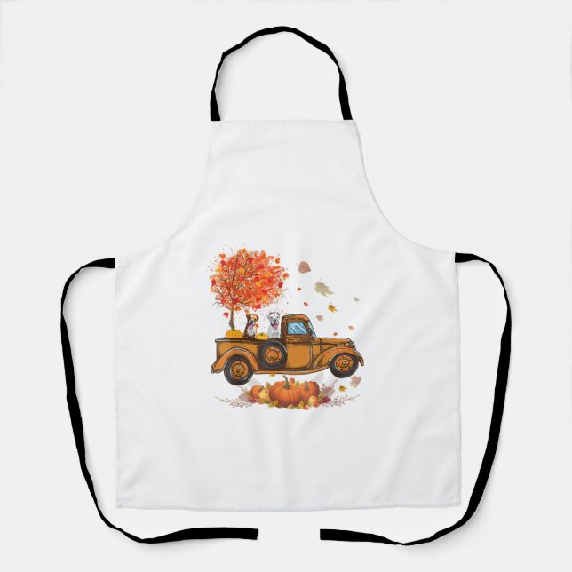 Tablier Boxer Camion Citrouille Autumn Leaf L'action de gr (Recto)