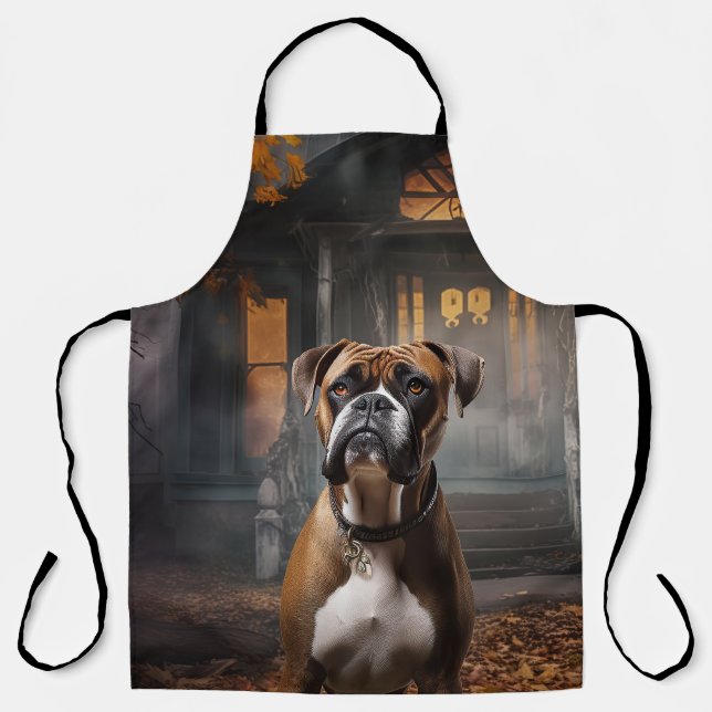 Tablier Boxer Halloween Épouvantable (Recto)