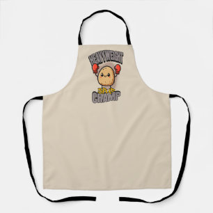 Tablier Boxeur Patate Champion poids lourd Pomme de terre