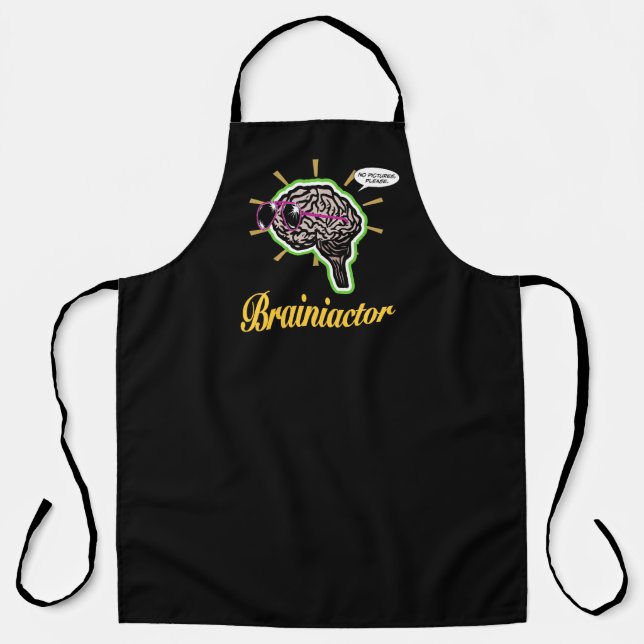 Tablier Brainiacteur Black BG (Recto)