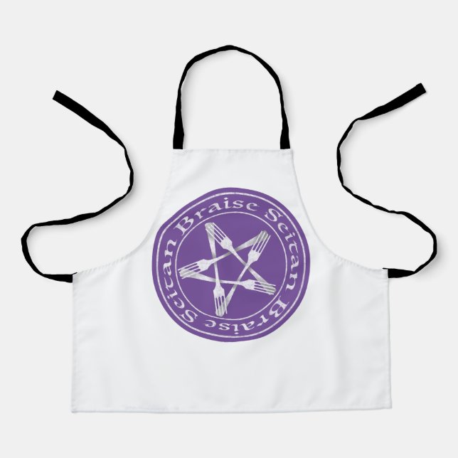 Tablier Braise Seitan Vegan Pentagram (light version) (Recto)