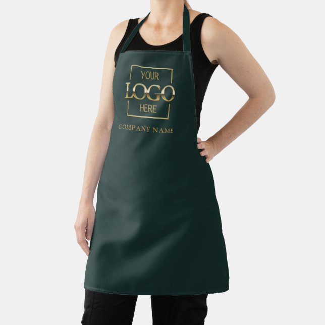 Tablier Branded Business Logo Restaurant Uniform Work (Insitu)