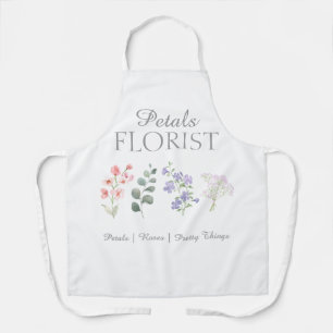 Tablier Branding d'entreprise de fleuriste de boutique mod