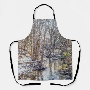 Tablier Branson Fall Creek Neige d'hiver Peinture