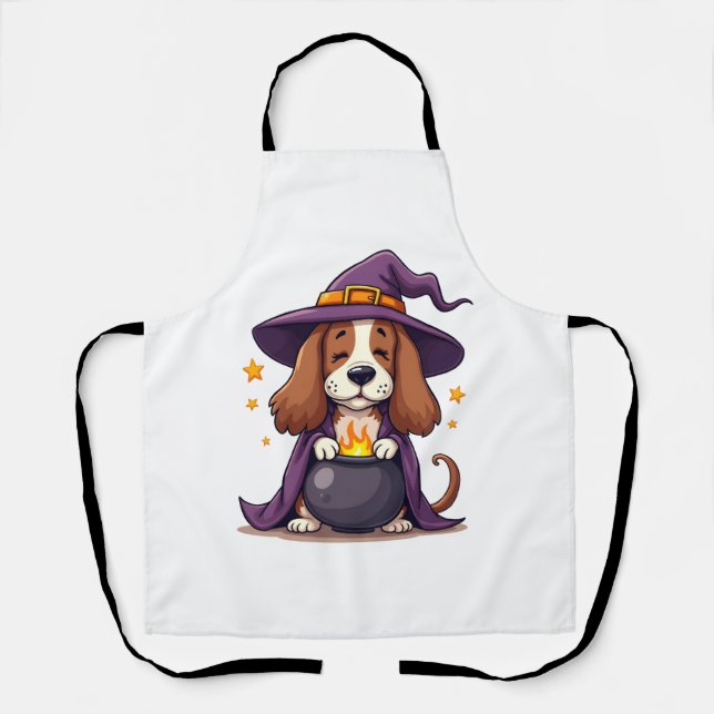 Tablier Brassin de Basset Sorcière (Recto)