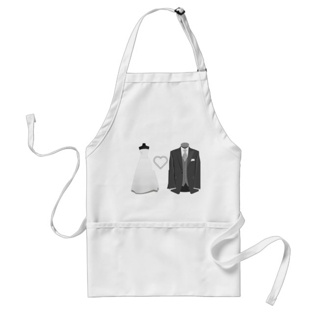 Tablier Bride & Groom Wedding Apron (Devant)