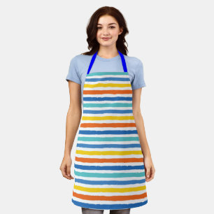 Tablier Bright Beach Striped Motif