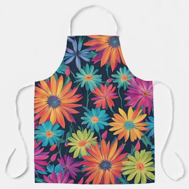 Tablier Bright Colorful Daisers (Recto)