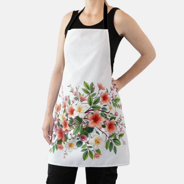 Tablier Bright Spring Floral Bouquet (Insitu)