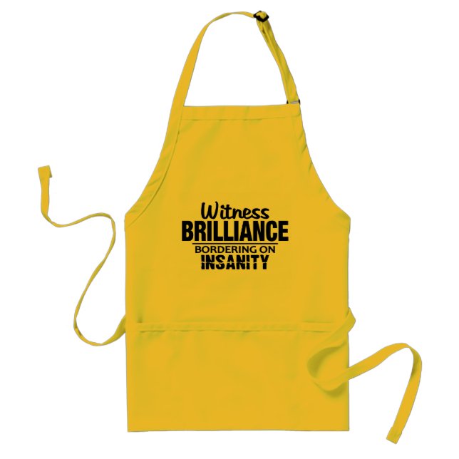 Tablier BRILLIANCE VS INSANITY - choisir style, co (Devant)