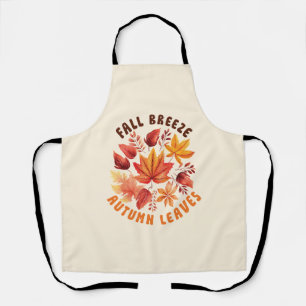 Tablier Brise D'Automne, Feuilles D'Automne - Charbon D'Au