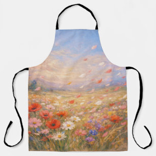 Tablier Brise Florale - Style de peinture pastel