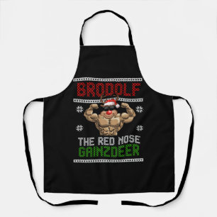 Tablier Brodolf Christmas Reindeer Fitness Sport