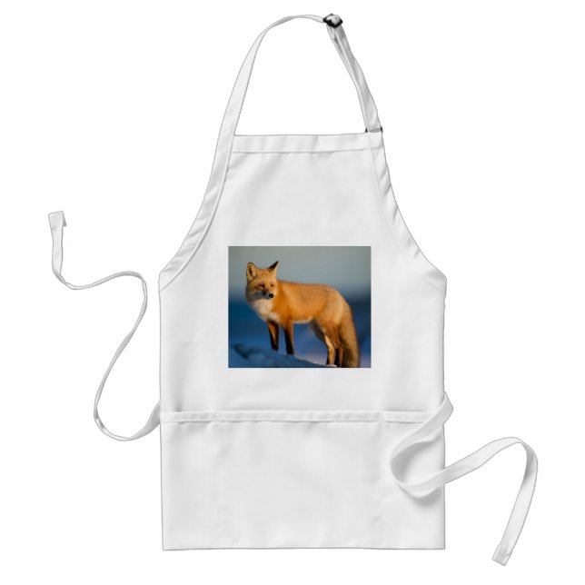 Tablier Brown Fox Adult Apron (Devant)