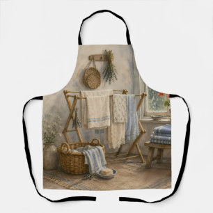 Tablier Buanderie de Cottage Jour de Pluie