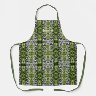 Tablier Bumble Beer Sur Fleur Violet Personnalisé