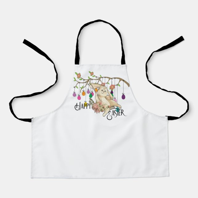 Tablier Bunny célèbre la fête de Pâques (Recto)
