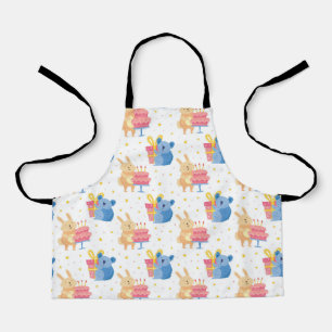 Tablier Bunny Et Koala Portent Sur Les Enfants Anniversair